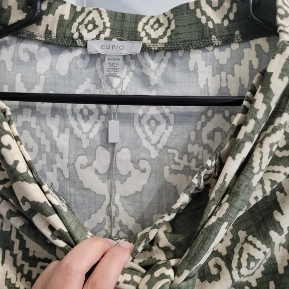 Cupio Green Boho Patterned Medium Skirt - Picture 3 of 4